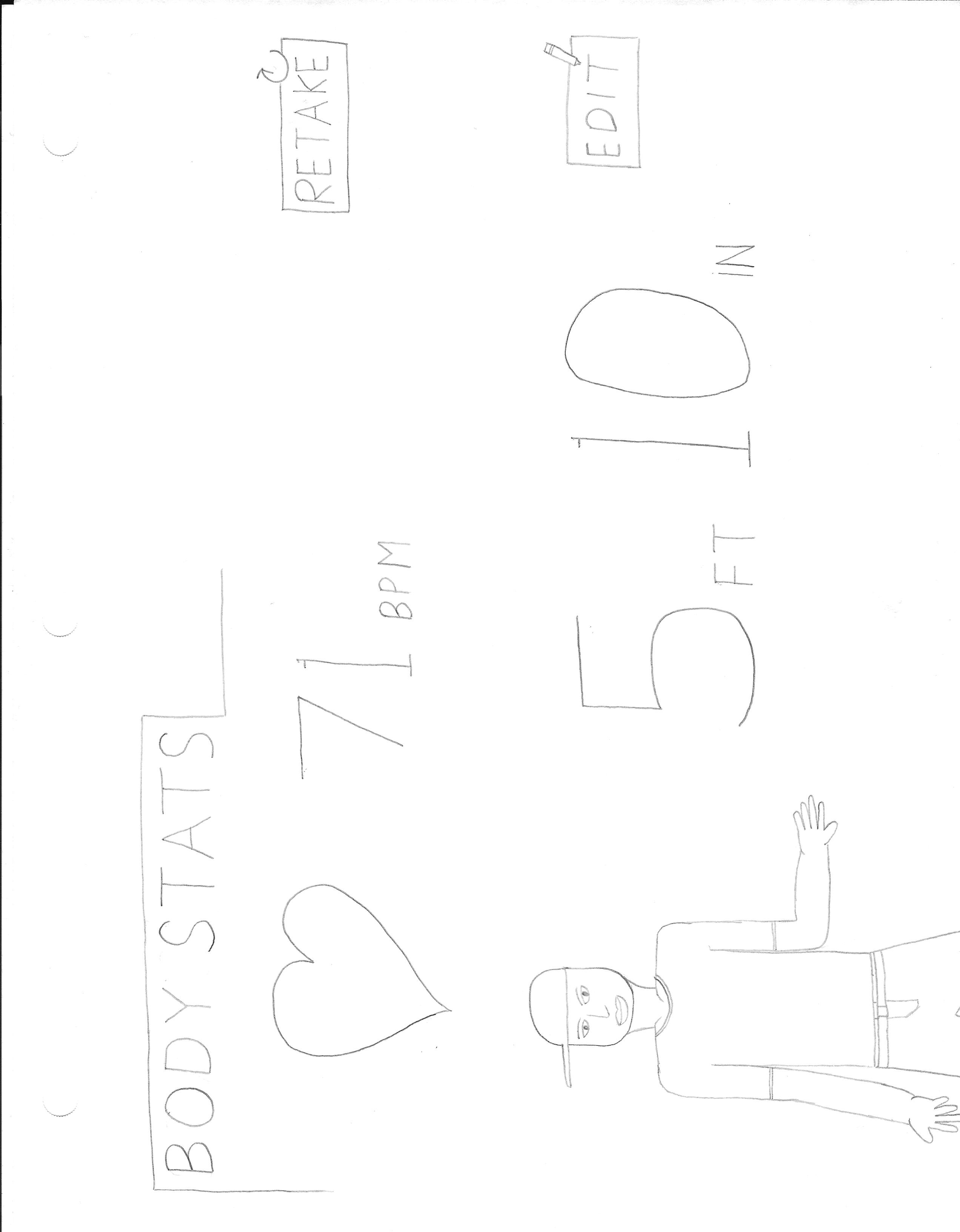 Image of a game UI sketch.