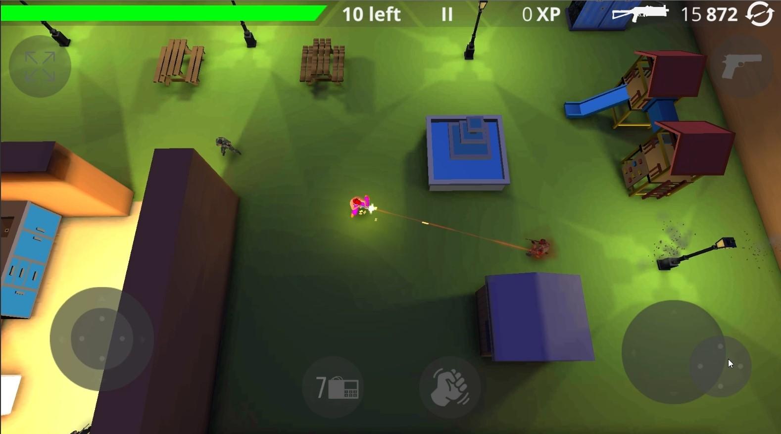 Screenshot from actual gameplay showning Villa Map